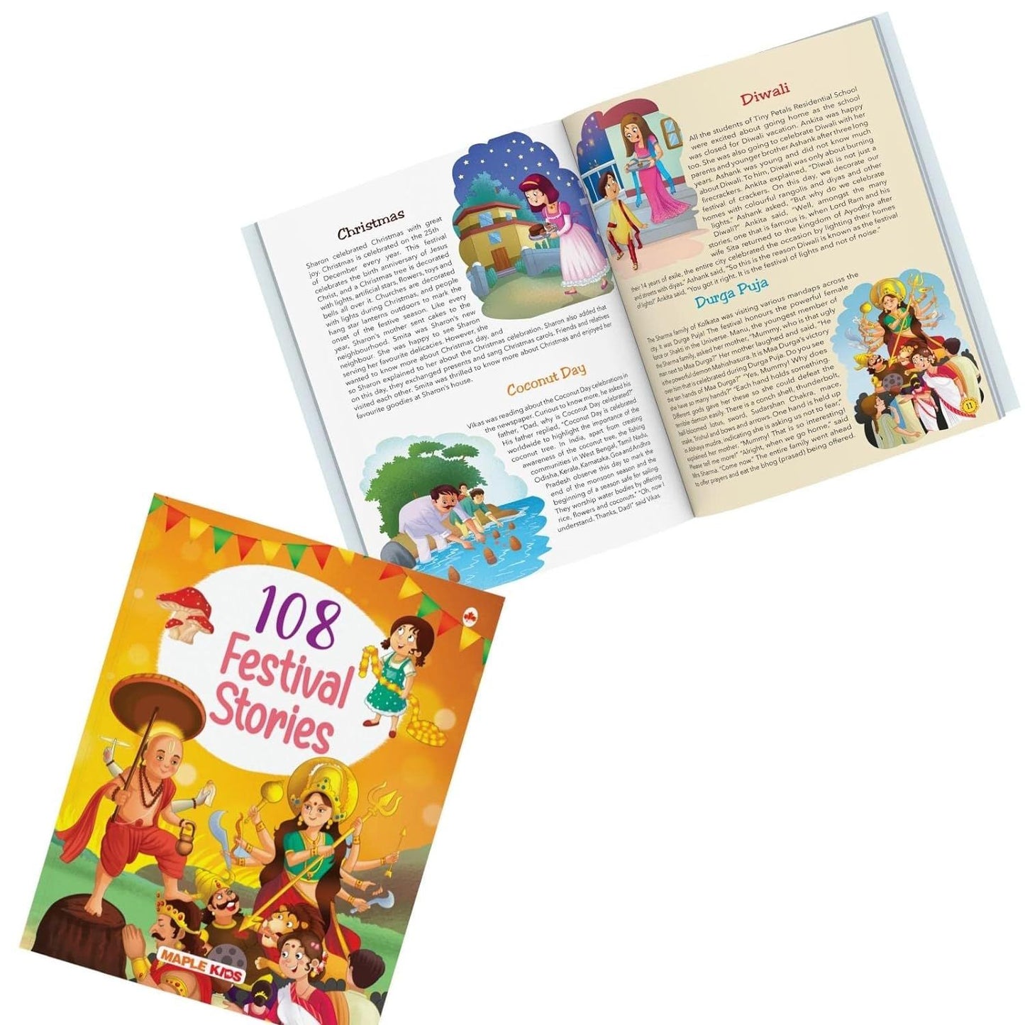 108 Festival Stories for Kids (Illustrated)