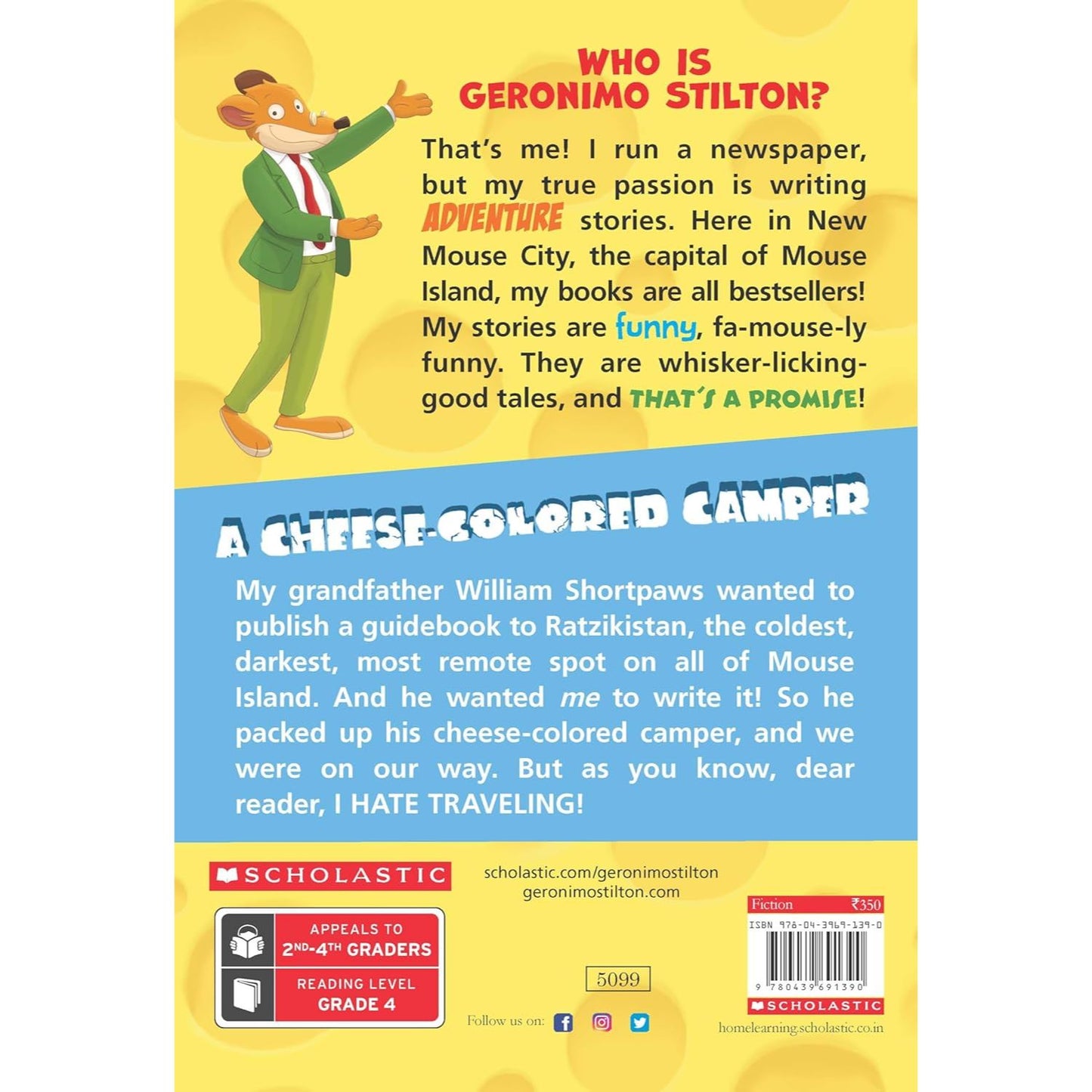 A Cheese-Colored Camper ( Geronimo Stilton Book 16 )