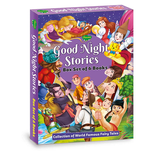 Good nights Stories Box set | Collection of World Famous Fairy Tales | Set of 6 Books