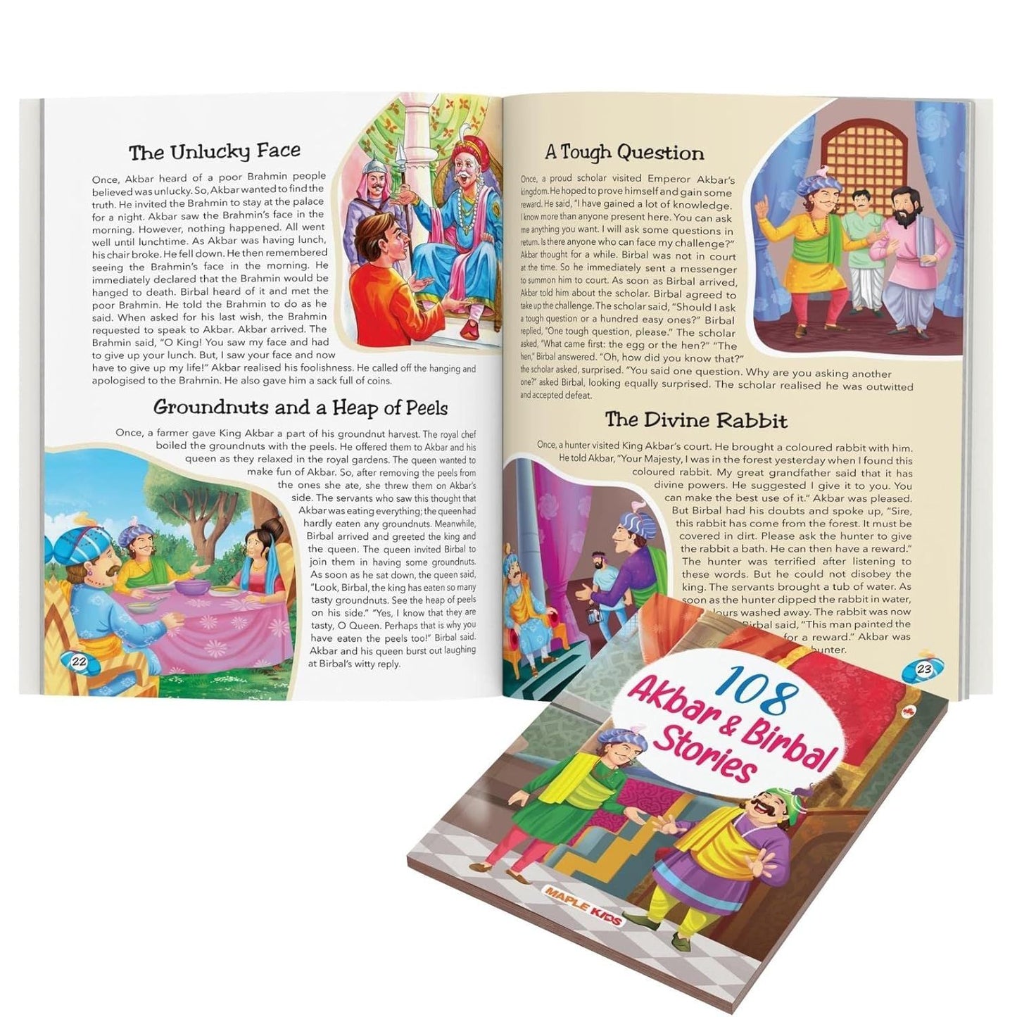 108 Akbar Birbal Stories (Illustrated)