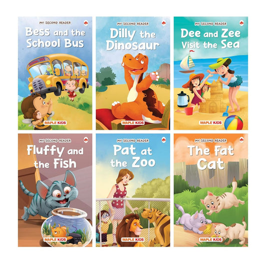 Story Books for Kids - Second Reader (Illustrated) (Set of 6 Books)